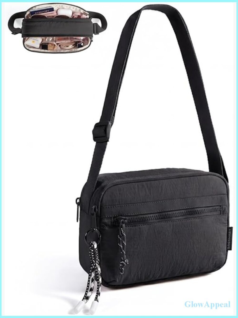 Small Crossbody Purse for Women Travel Shoulder Bag with Adjustable Strap